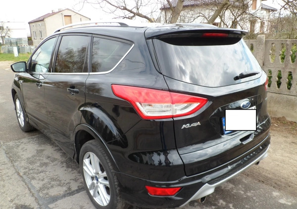 Ford Kuga cena 61500 przebieg: 45000, rok produkcji 2015 z Wieluń małe 154